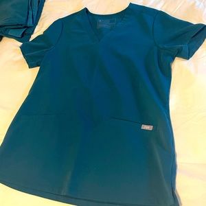 Figs Blue scrubs set